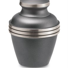 Metal-Ashen Pewter Urn