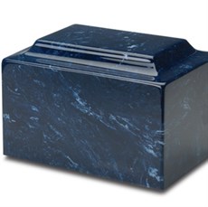 Navy marble urn 460