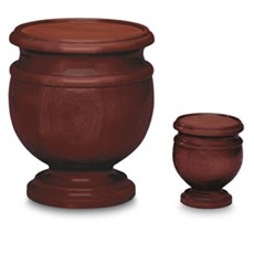 Wooden masonry urn 460